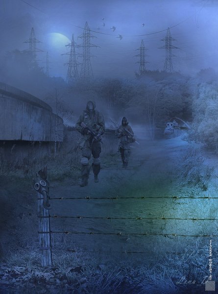 Периметр зоны сталкер