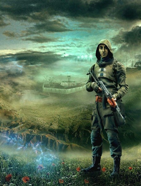 Сталкер Вольный сталкер арт