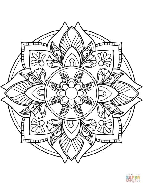 Восьмилепестковая Мандала