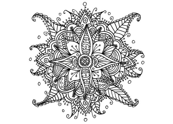 Мандала Формат а4