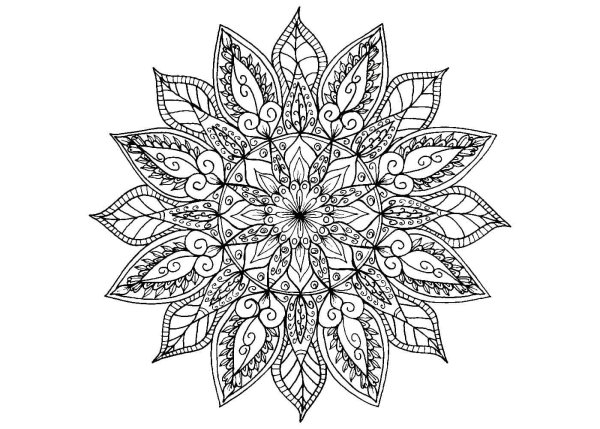 Мандалы раскраски