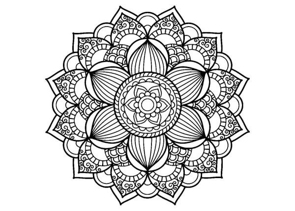 Мандалы раскраски