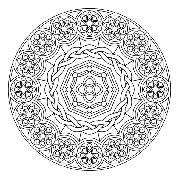 Мандала Формат а4