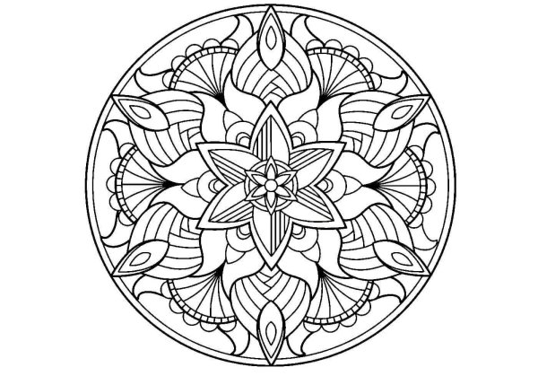 Восьмилепестковая Мандала