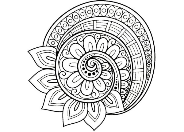 Мандалы раскраски