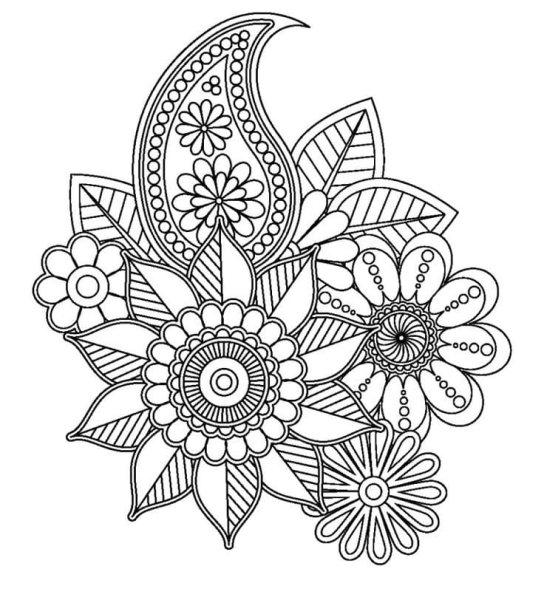 Мандалы раскраски