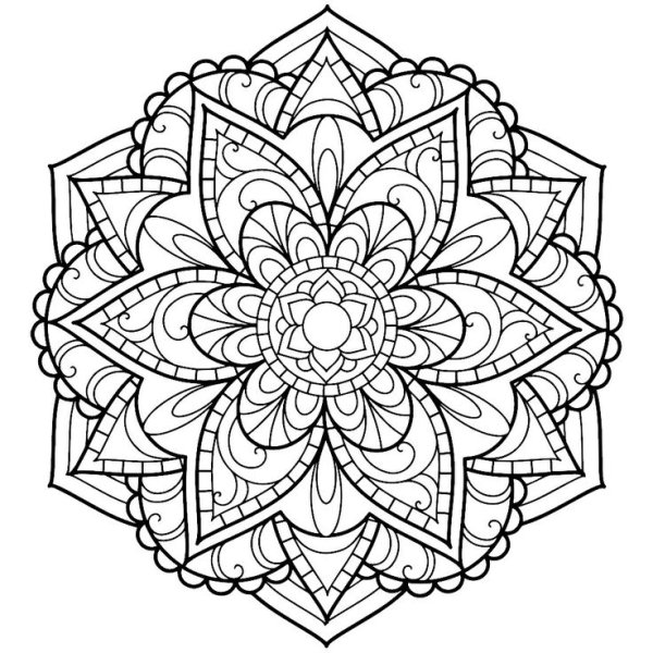 Мандалы раскраски
