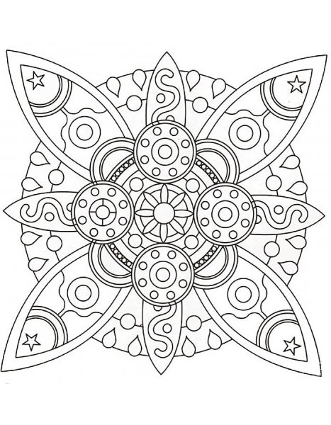 Мандала для дошкольников
