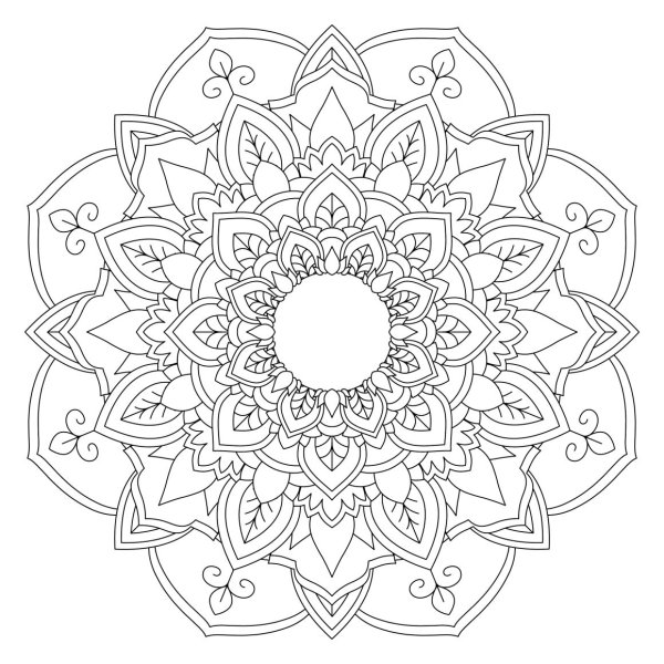 Интересные мандалы для раскрашивания