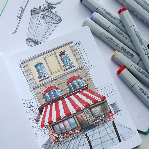 Маркеры для скетчинг