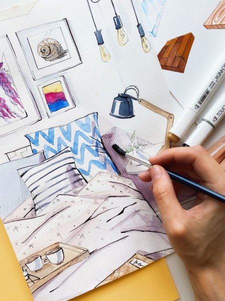 Скетчинг маркерами Санкт Петербург