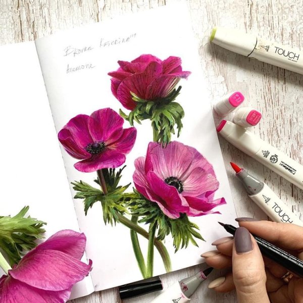 Весенний скетчинг