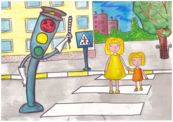 Рисунки по правилам дорожного движения