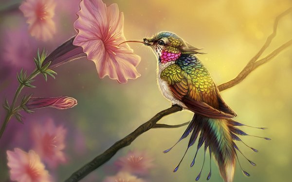 Фантазийные птицы