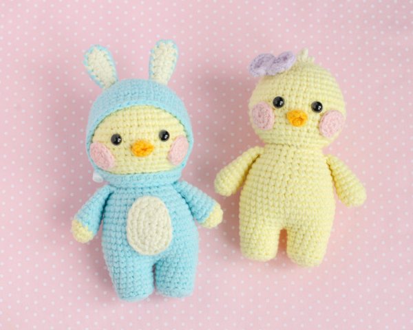 Утка лалафанфан амигуруми