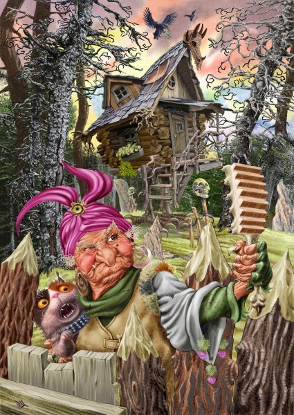 Баба Яга сказочница