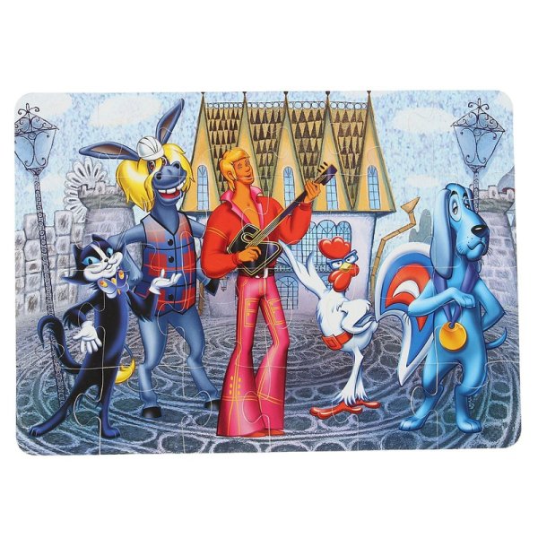 Пазл Десятое королевство Бременские музыканты (01386), 24 дет.