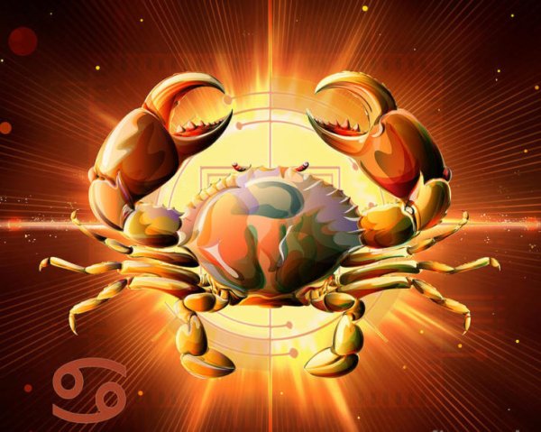 Открытка знак зодиака рак