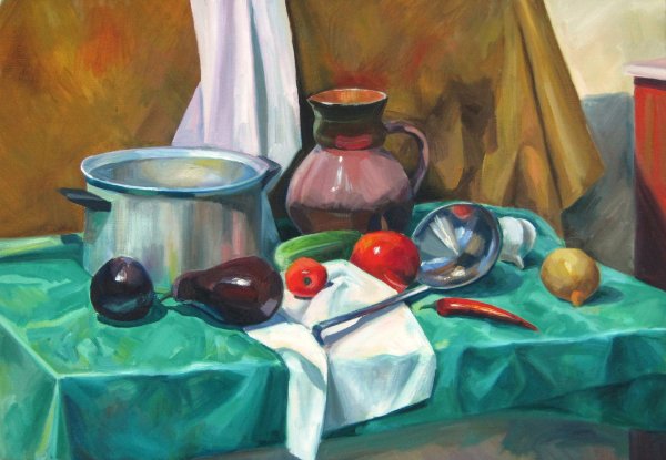 Гуашь натюрморт Академическая Академическая живопись