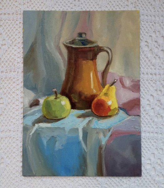 Натюрморт гуашью Академическая живопись