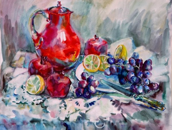 Мастер класс по живописи гуашью