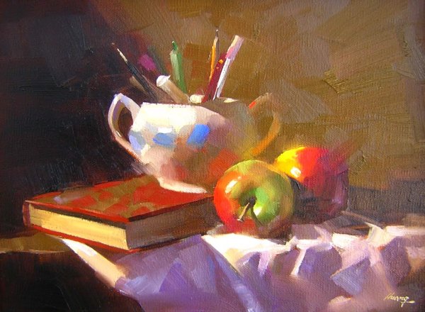 Академический натюрморт маслом Этюд