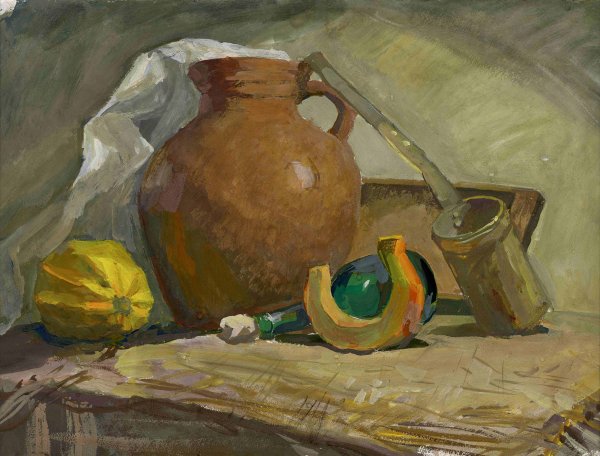 Натюрморт акварелью