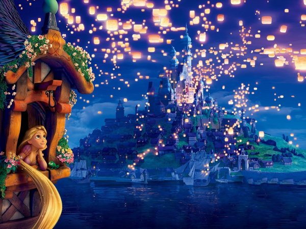 Рапунцель Запутанная история замок