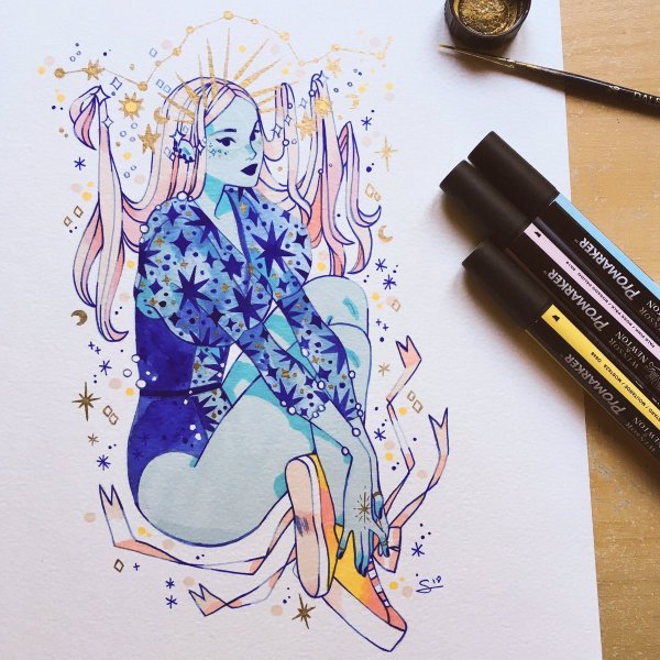Красивые рисунки для скетчбука
