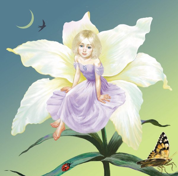 Дюймовочка иллюстрации