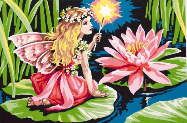 Дюймовочка в цветах