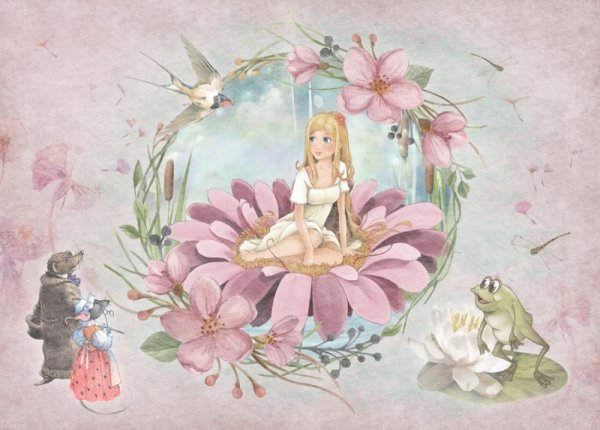 Герои сказки Дюймовочка Андерсена