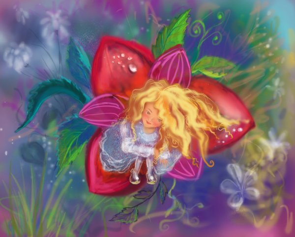 Пинтерест Дюймовочка