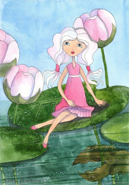 Дюймовочка картина