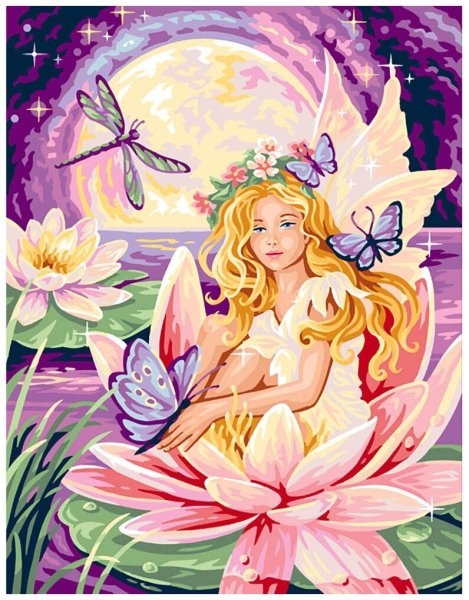 Дюймовочка в цветах