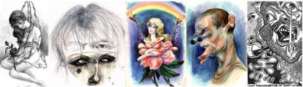 Рисунки при шизофрении