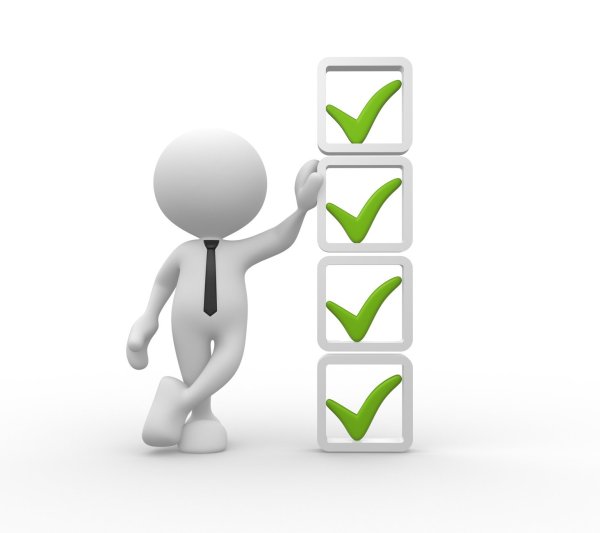 Человечек с галочкой