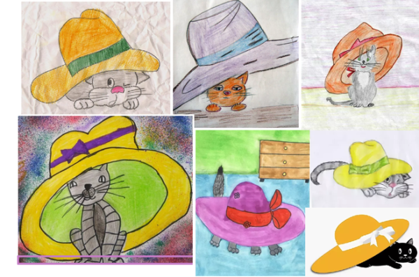 Дидактическая игра на компьютере с рассказом Живая шляпа для детей