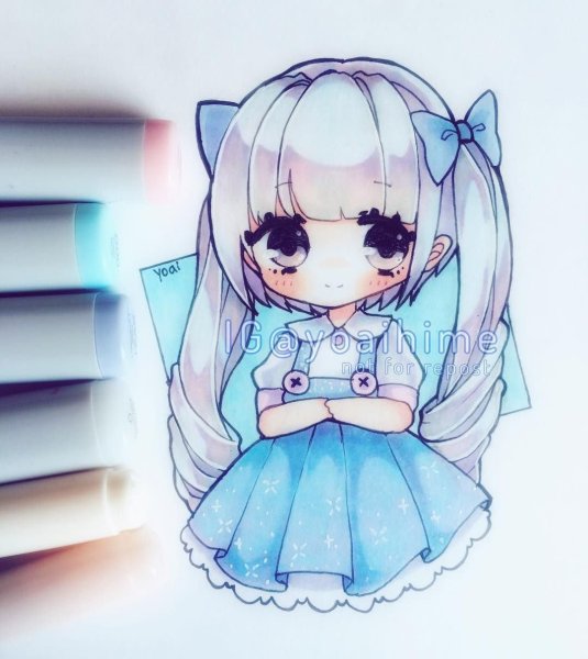 Кавай стиль рисования