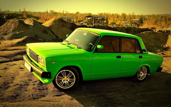 ВАЗ 2107 салатовая