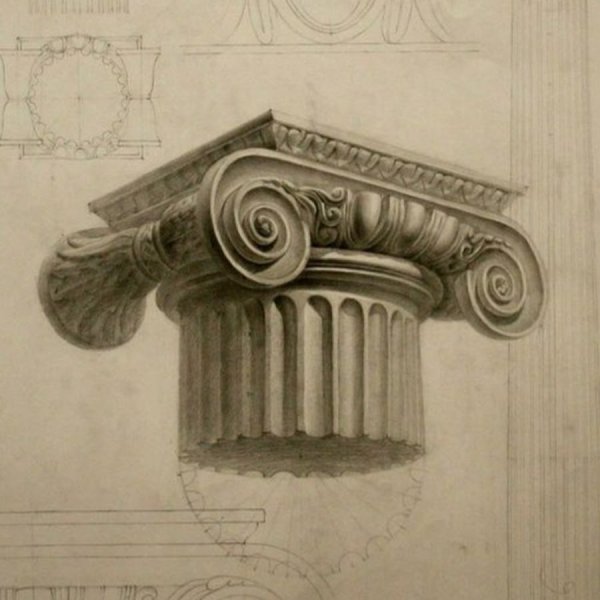 Капитель колонны Елизаветинского Барокко