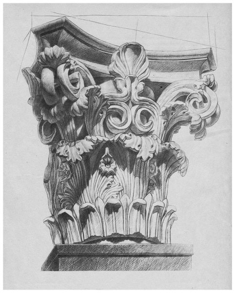 Капитель 3ds Max