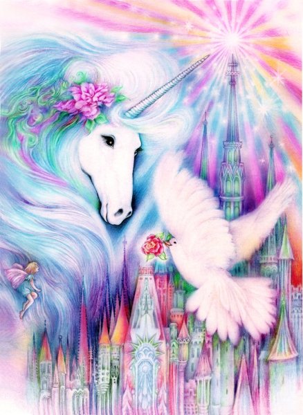 Diamond Painting алмазная мозаика Единорог
