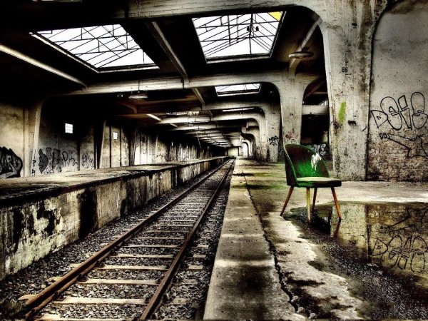 Граффити ночью