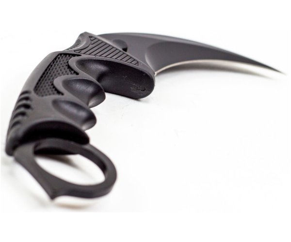 Нож нескладной керамбит h-230 Black цвет чёрный / Ножемир