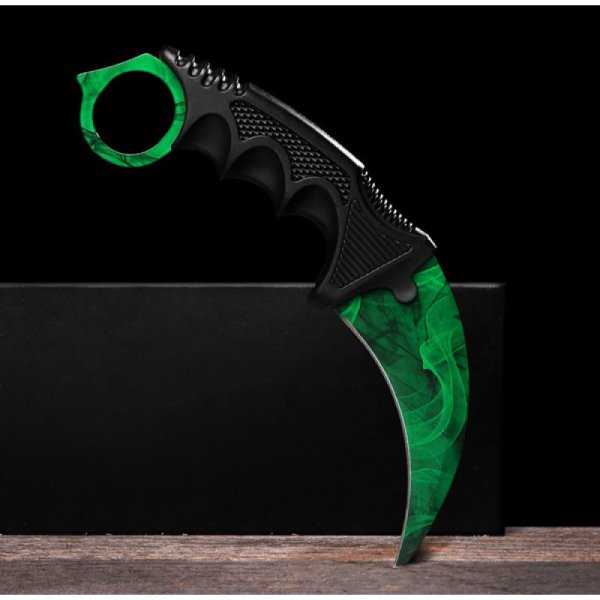 Керамбит гамма волны изумруд