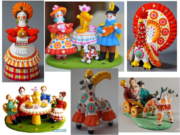 Дымковская игрушка Фалалеева