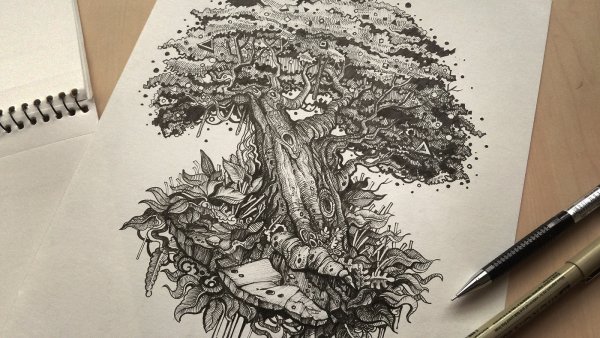 Рисунки для скетчбука