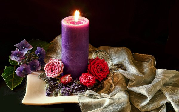 Свеча Новогодняя ель