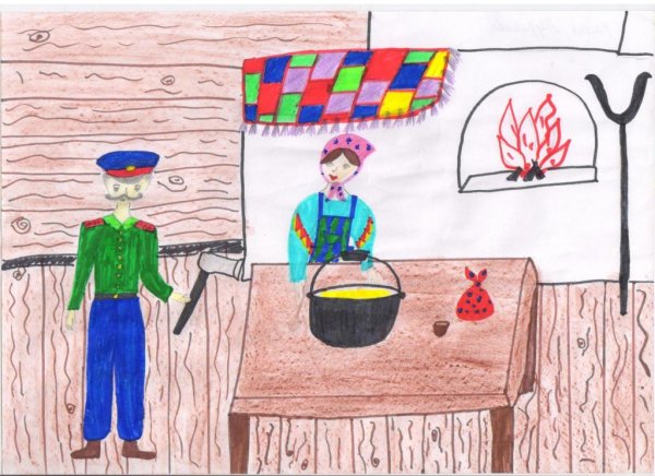 Сказка про солдата и кашу из топора